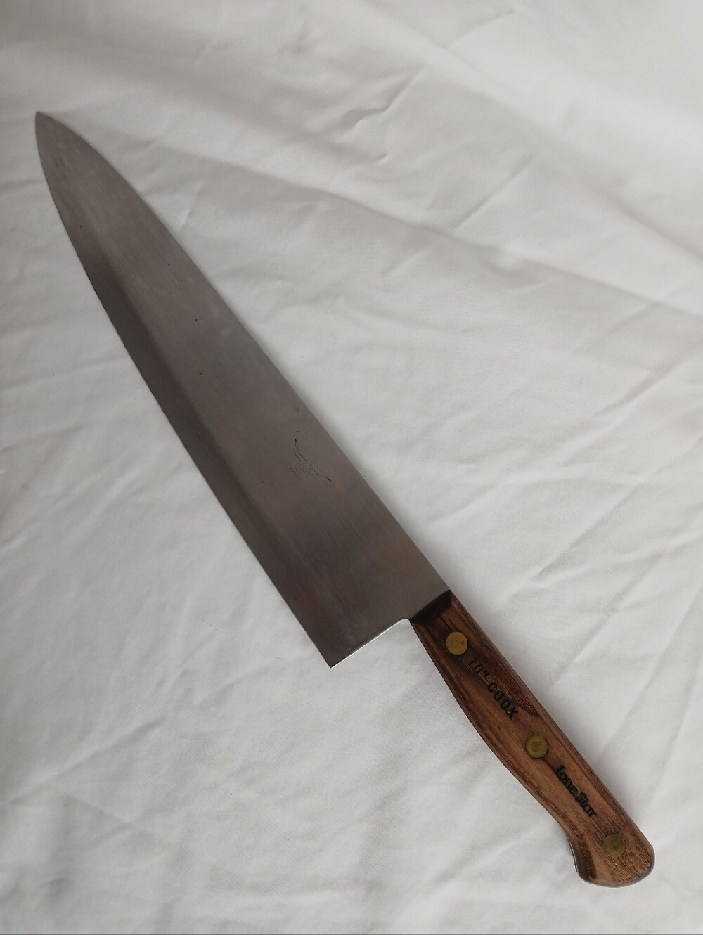 Vintage Lone Star 10" Cook Chef's Japan Stainless Full Tang Knife